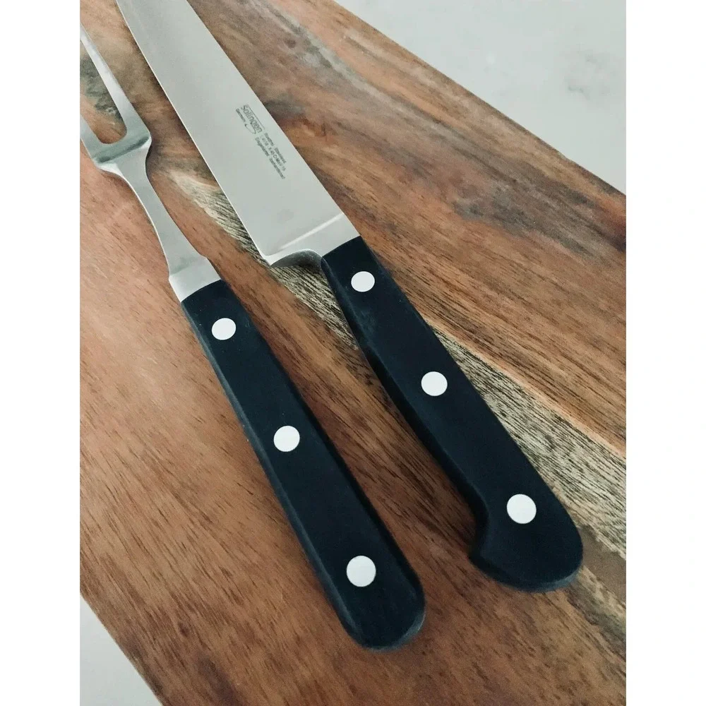 Solingen Carving Knife Set Stainless Germany Rostfrei Eisgehartet‎ NWB